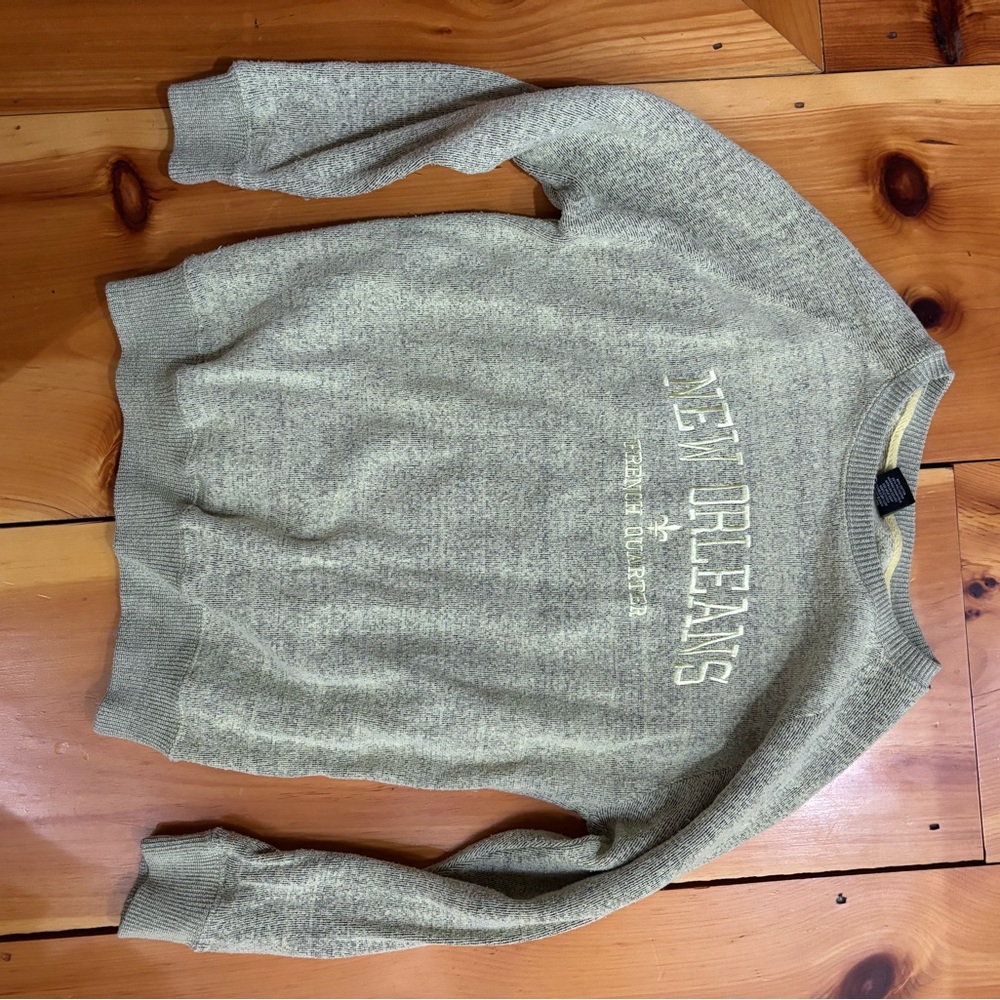 Nola Crewneck Sweater - yellowing green